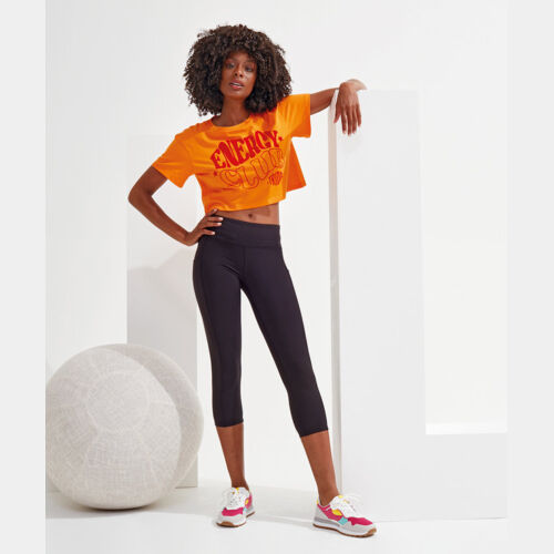 Women's TriDri® recycled performance leggings 3/4 length Thumbnail