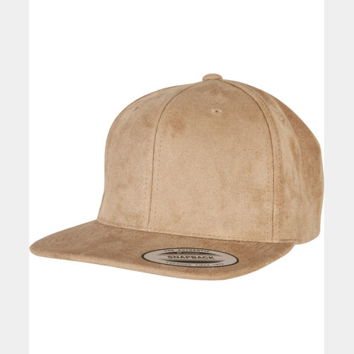Imitation suede leather snapback (6089SU) Thumbnail
