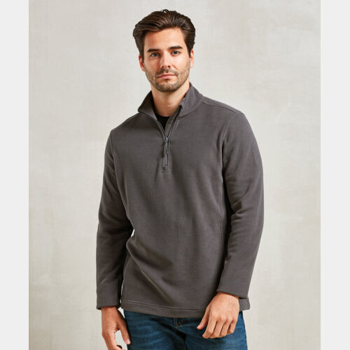 Unisex ‘Recyclight’ 1/4 zip microfleece Thumbnail