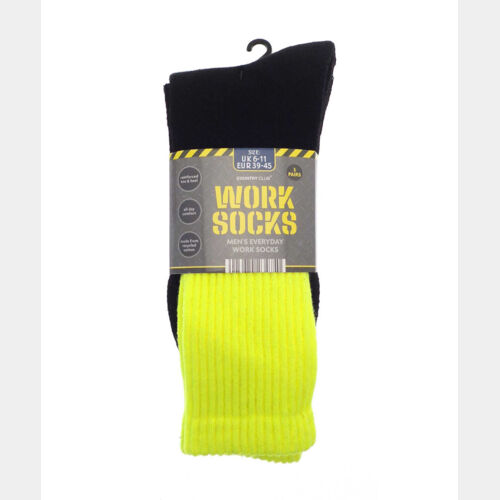 Men’s 3-pack work socks (recycled cotton) Thumbnail