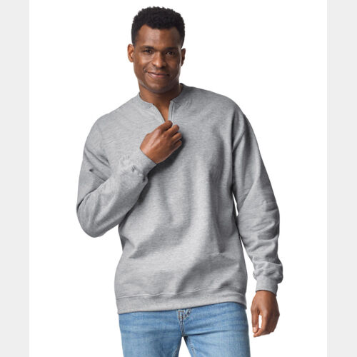 Softstyle™ midweight adult fleece 1/4-zip sweatshirt Thumbnail