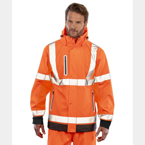 Heavy-duty prism PU safe and dry jacket with recycled backing Thumbnail