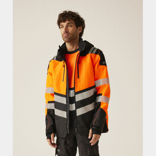 Hi-Vis X-Pro Waterproof shell jacket (Class 2) Thumbnail
