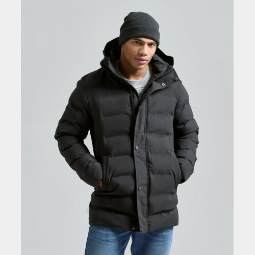 Recycled bonded longline padded jacket Thumbnail