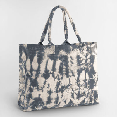 Tie-dye canvas tote bag Thumbnail