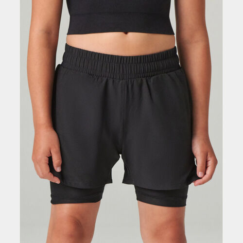 Kids double-layer sports shorts Thumbnail