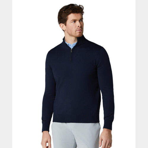 1/4-zip merino blend sweater Thumbnail