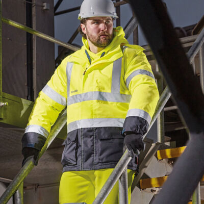 High-visibility waterproof jacket Thumbnail