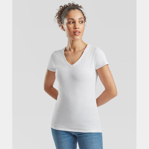 Women's valueweight v-neck T Thumbnail