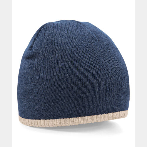 Two-tone pull-on beanie Thumbnail