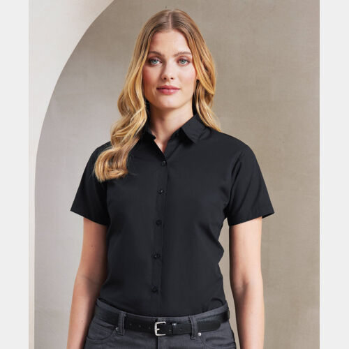 Women's supreme poplin short sleeve shirt Thumbnail