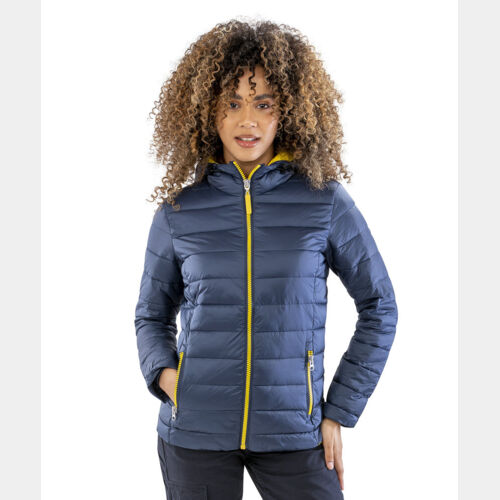 Women's Urban snow bird hooded jacket Thumbnail