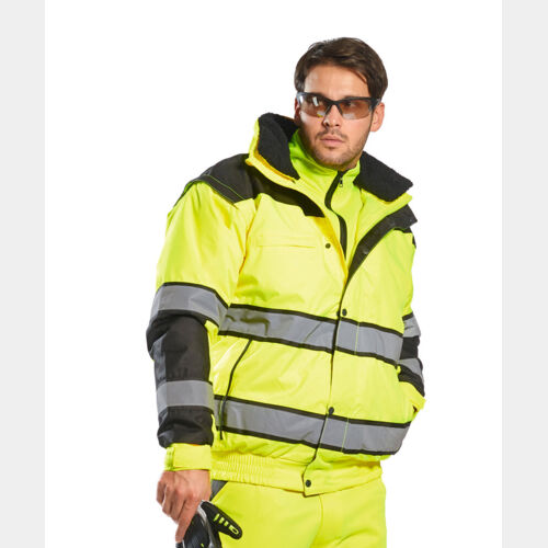 Hi-vis classic bomber jacket (C466) Thumbnail