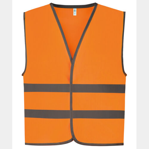 Hi-vis reflective border kids waistcoat (HVW102CH) Thumbnail