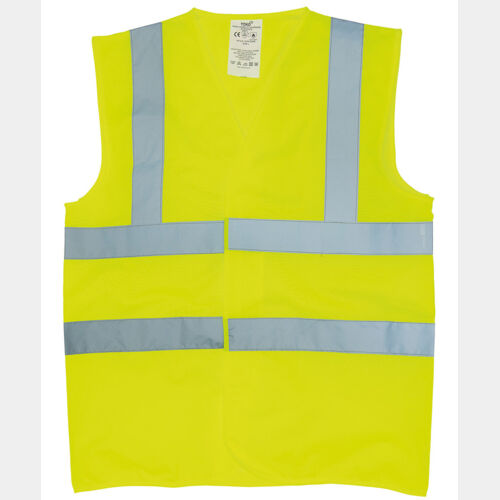 Flame-retardant hi-vis sleeveless waistcoat (HVW100FR) Thumbnail