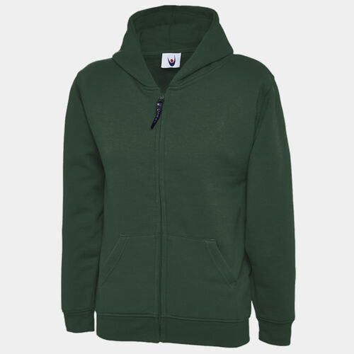 Childrens Classic Full Zip Hooded Sweatshirt Thumbnail