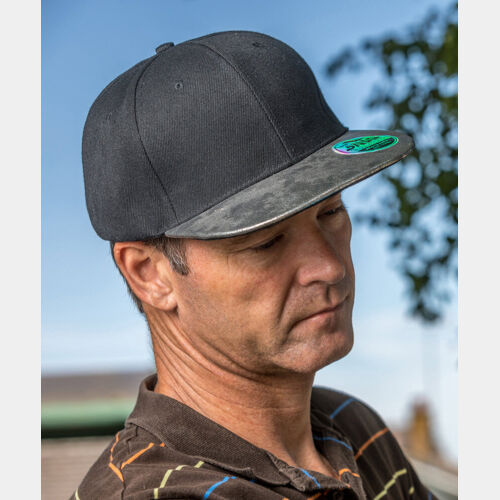 Bronx glitter flat peak snapback cap Thumbnail