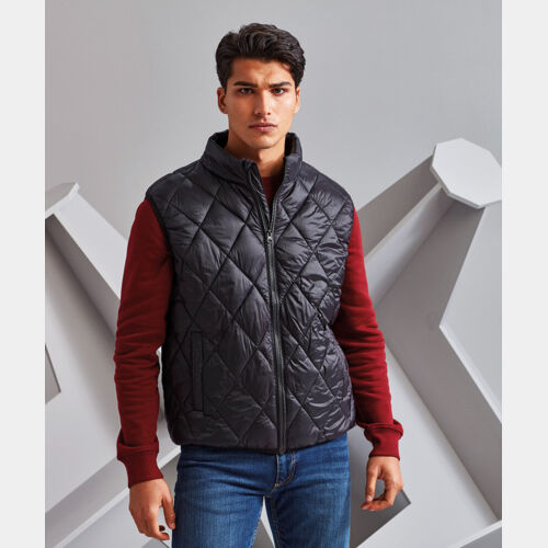 Diamond pane padded gilet Thumbnail