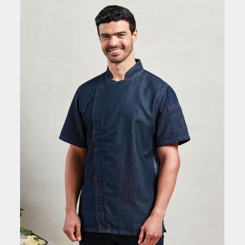 Chef's zip-close short sleeve jacket Thumbnail
