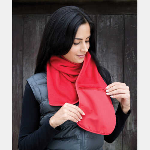Polartherm™ fleece scarf with zip pocket Thumbnail