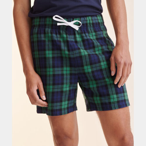 Tartan lounge shorts Thumbnail