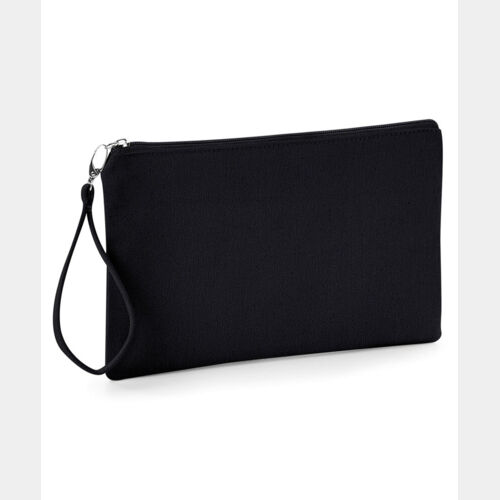 Canvas wristlet pouch Thumbnail