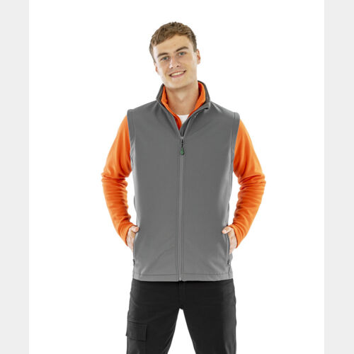 Men's recycled 2-layer printable softshell bodywarmer Thumbnail
