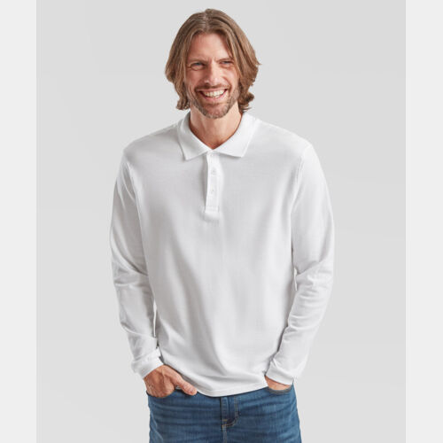 Premium long sleeve polo Thumbnail