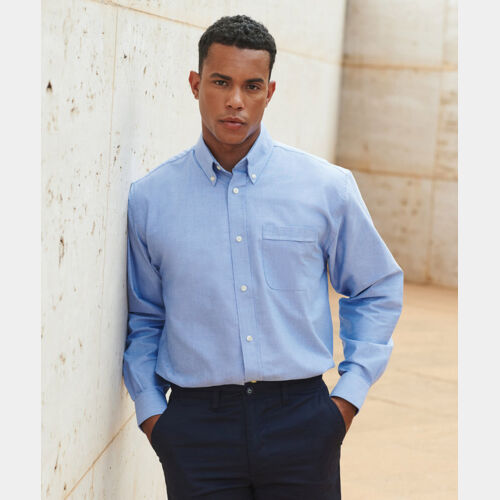Long sleeve classic Oxford shirt Thumbnail