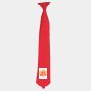 'Colours' satin clip tie Thumbnail