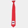 'Colours' satin clip tie Thumbnail