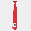 'Colours' satin clip tie Thumbnail