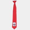 'Colours' satin clip tie Thumbnail