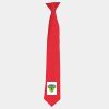 'Colours' satin clip tie Thumbnail