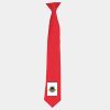 'Colours' satin clip tie Thumbnail
