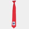 'Colours' satin clip tie Thumbnail