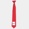 'Colours' satin clip tie Thumbnail
