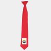 'Colours' satin clip tie Thumbnail
