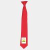 'Colours' satin clip tie Thumbnail