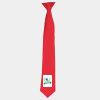 'Colours' satin clip tie Thumbnail