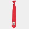 'Colours' satin clip tie Thumbnail