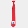 'Colours' satin clip tie Thumbnail