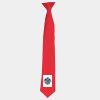 'Colours' satin clip tie Thumbnail