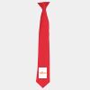 'Colours' satin clip tie Thumbnail