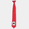 'Colours' satin clip tie Thumbnail