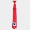 'Colours' satin clip tie Thumbnail