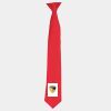 'Colours' satin clip tie Thumbnail
