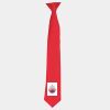 'Colours' satin clip tie Thumbnail