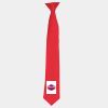 'Colours' satin clip tie Thumbnail