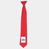 'Colours' satin clip tie Thumbnail